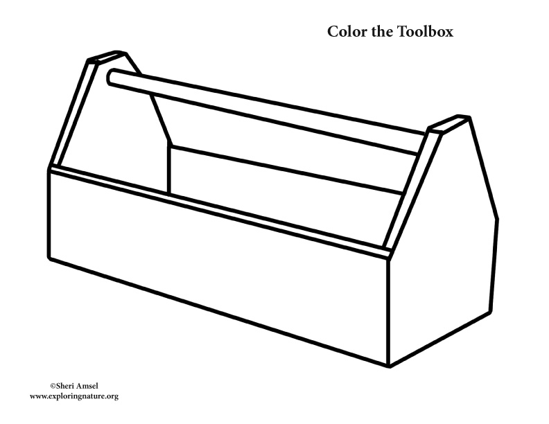 Simple Paper Toolbox Printable Template Free