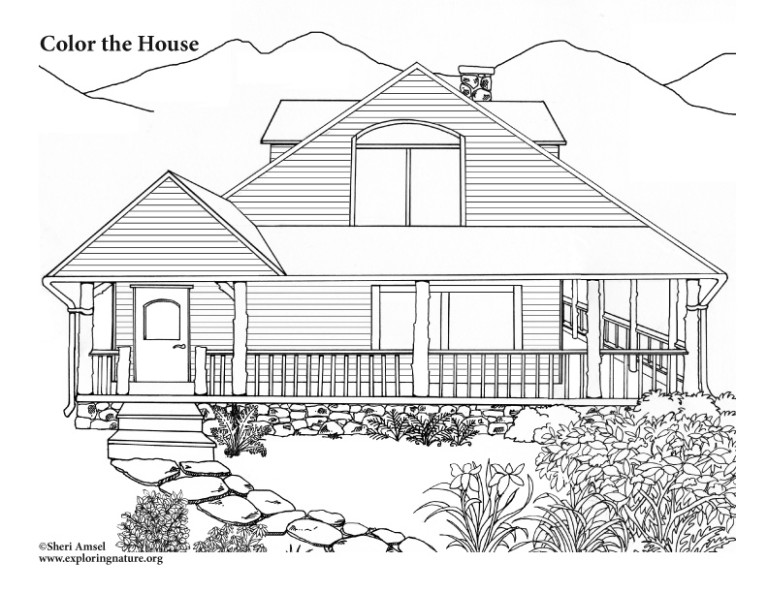 House – Coloring Nature