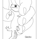 Gecko Coloring Page